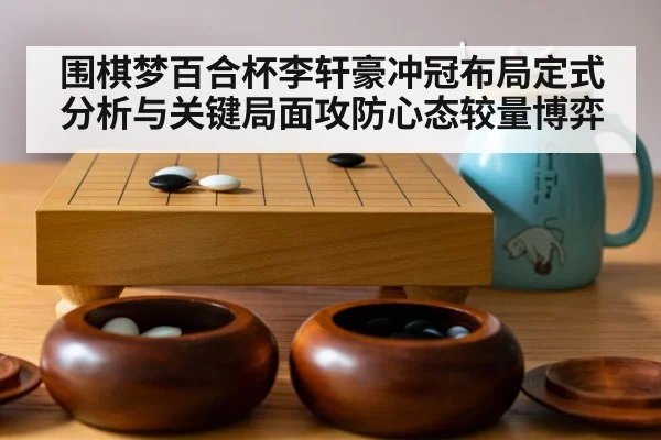 围棋梦百合杯李轩豪冲冠布局定式分析与关键局面攻防心态较量博弈